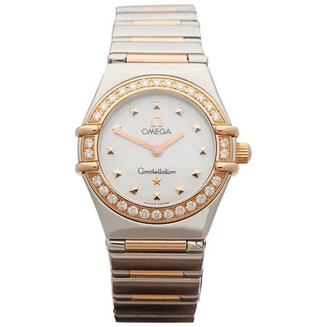 ladies omega constellation watches|ladies omega constellation diamond bezel.